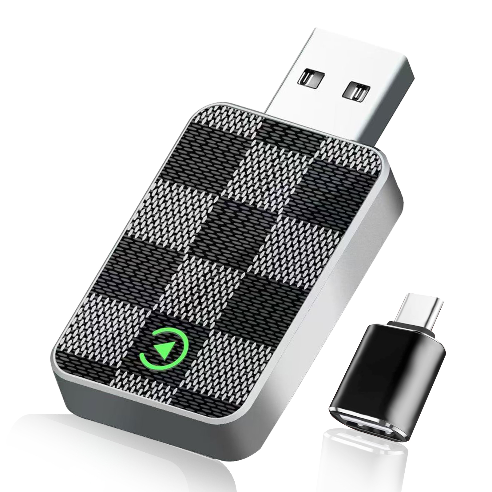 Checkered flash drive carplay