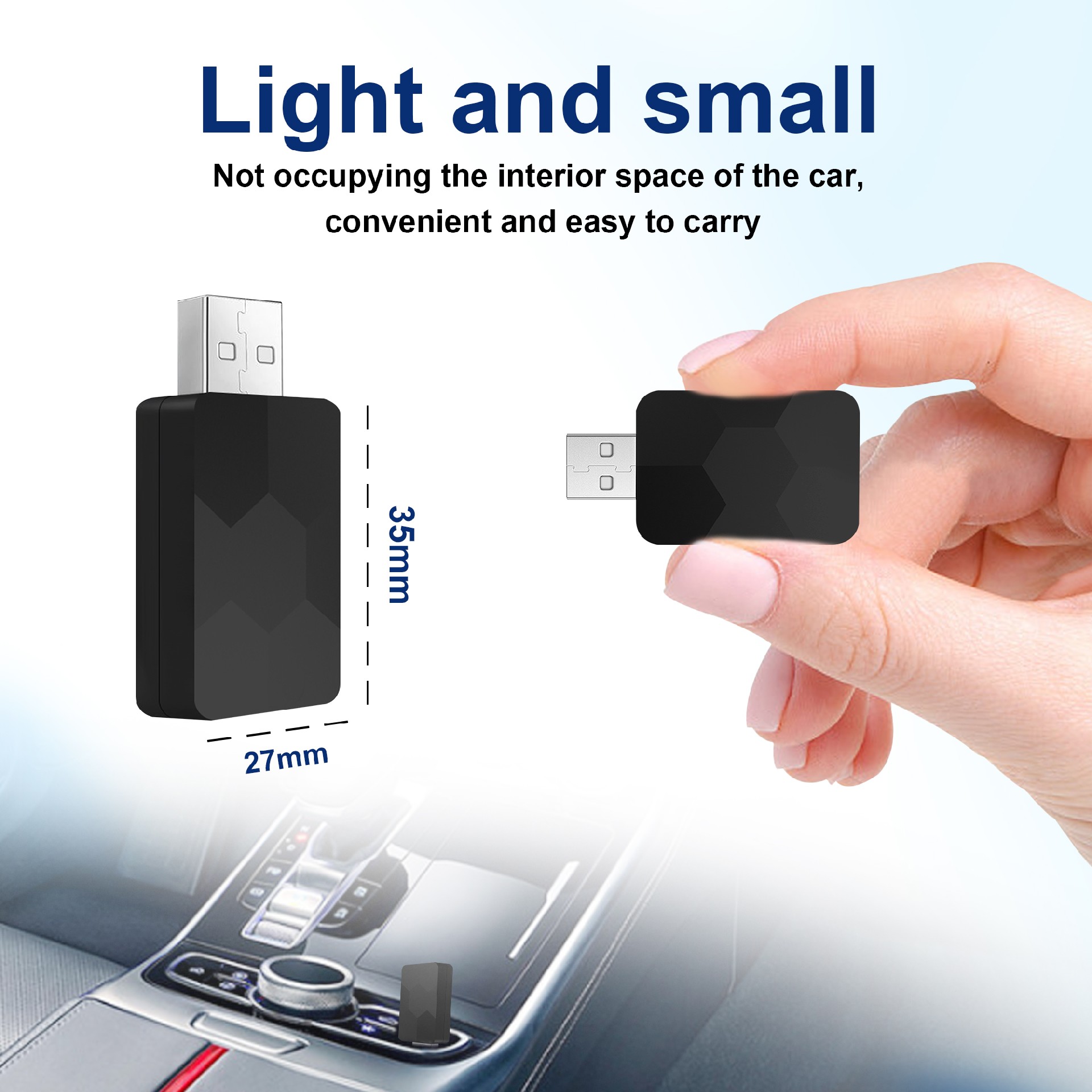 Black flash drive carplay