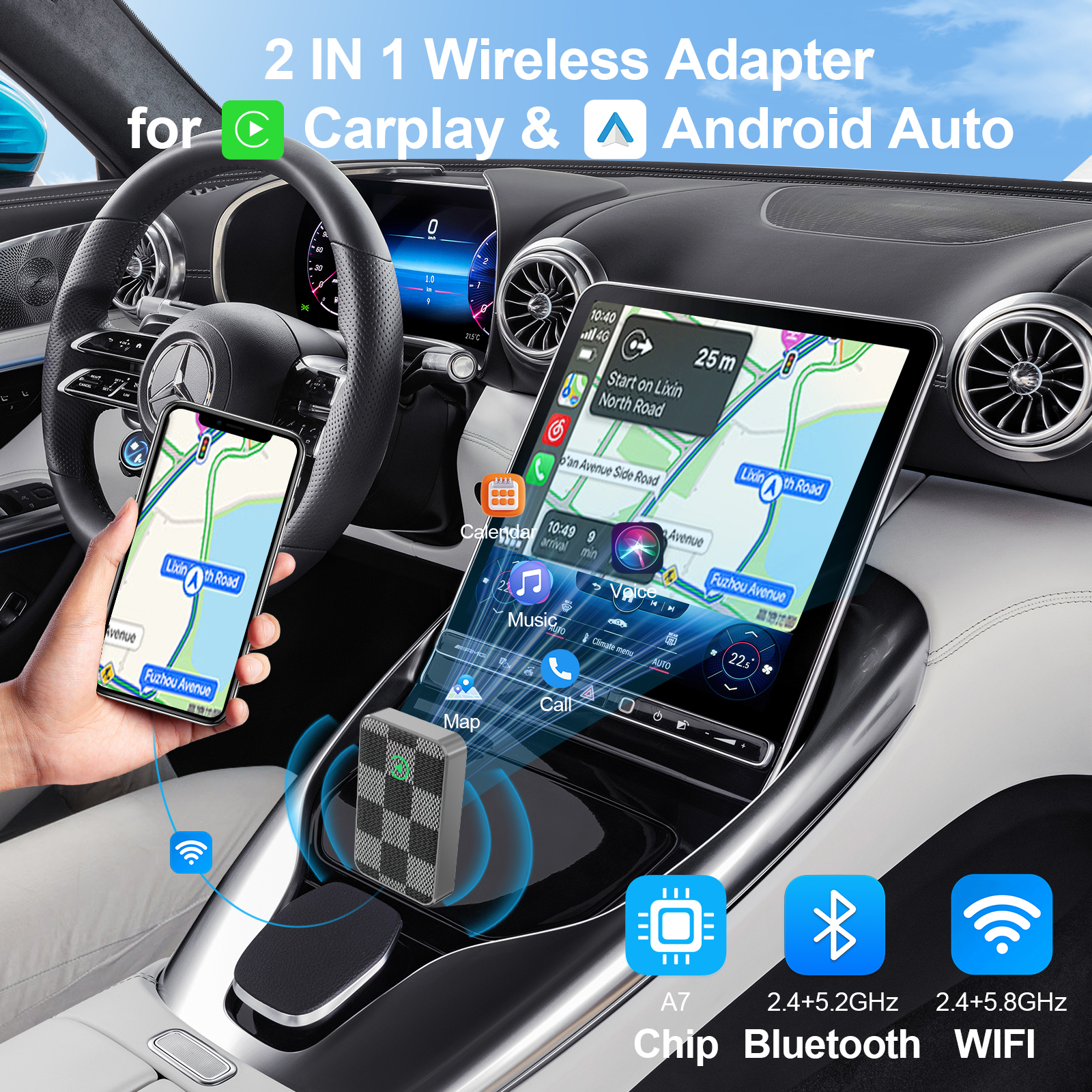 Checkered flash drive carplay