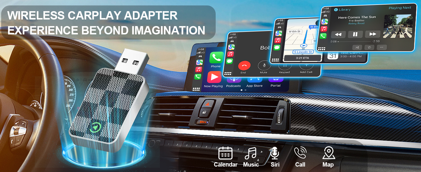 Checkered flash drive carplay