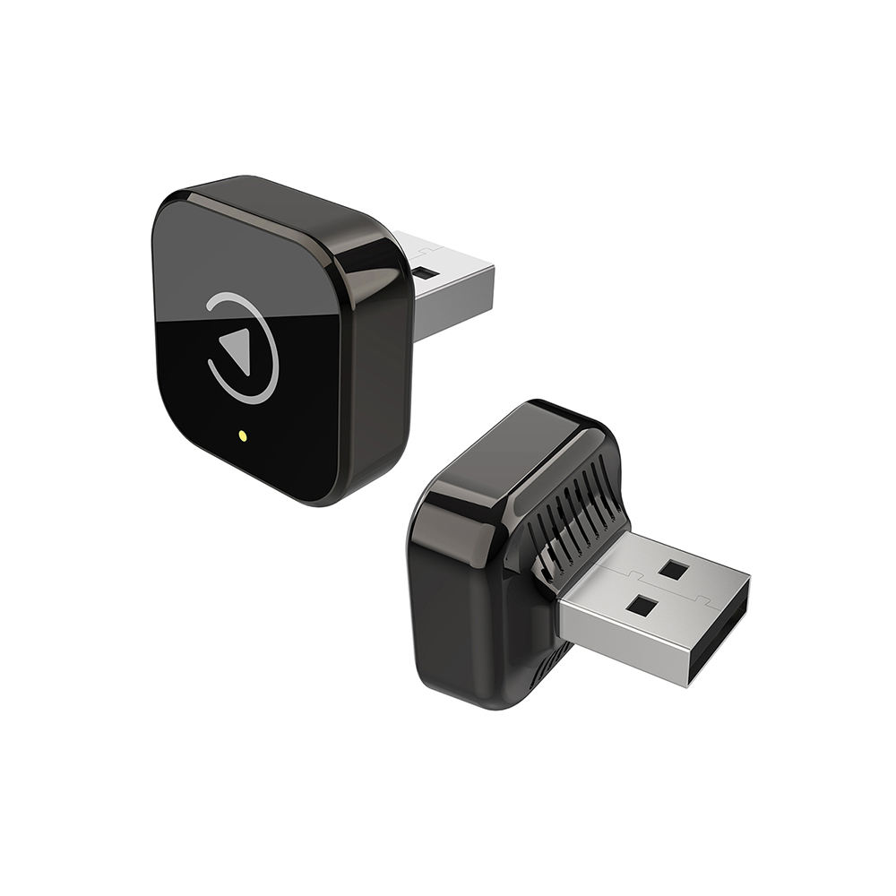 Wireless CarPlay Adapter Convert Wired to Wireless Dongle, Black (A10)